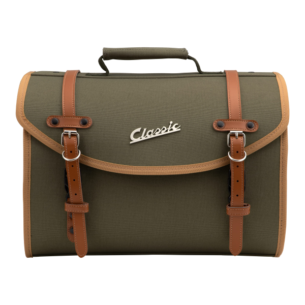 Tasche/Koffer für Gepäckträger - "Classic" - 35 Liter - olive